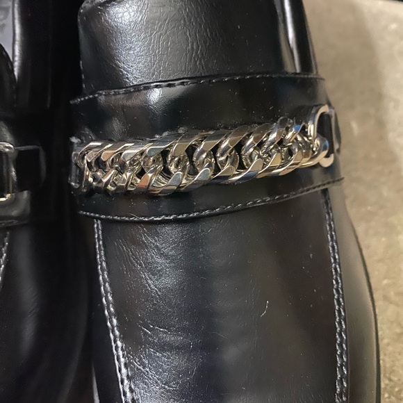 YETIER Platform Womens Loafer Leather Slip-ons Round Toe Chunky Loafer Shoes NWT - Picture 3 of 10